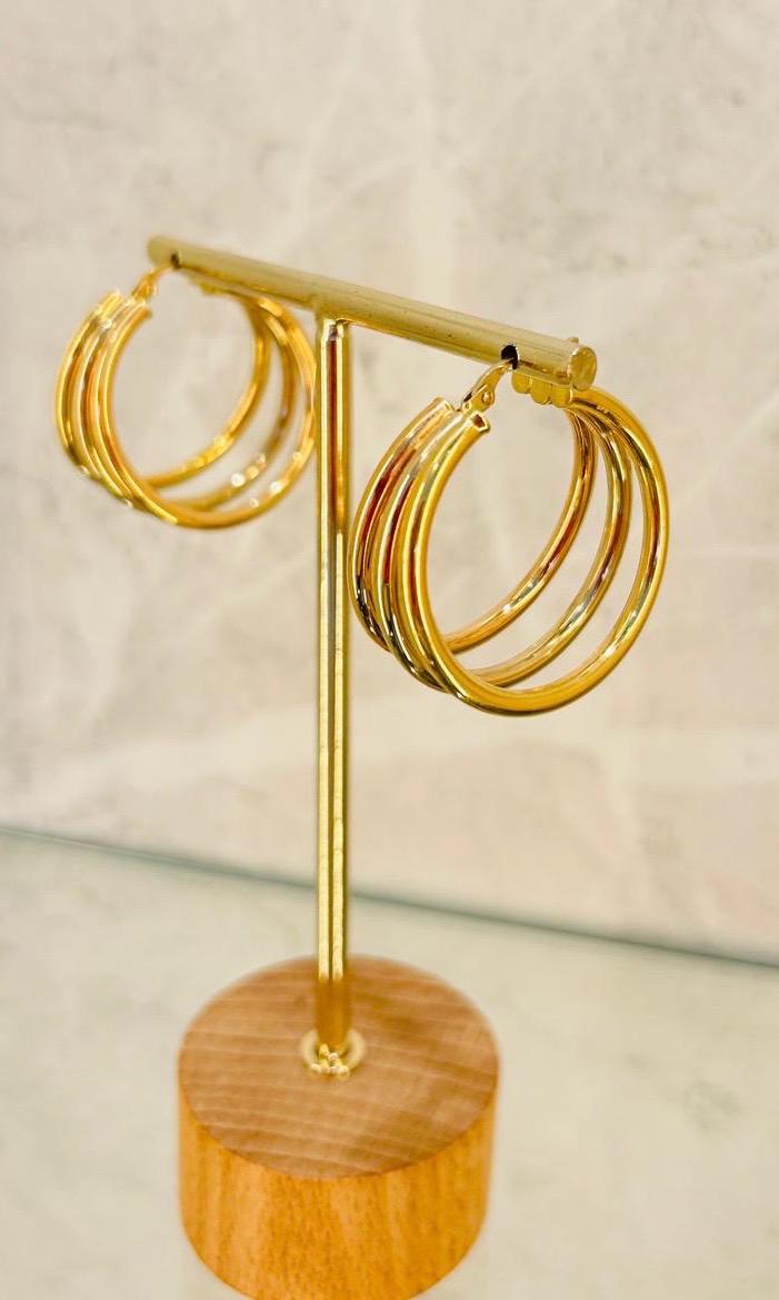 Aros en oro 18kl
