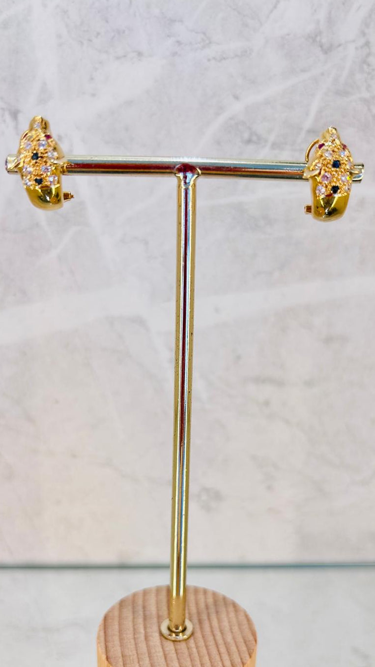 Pendientes en oro 18kl