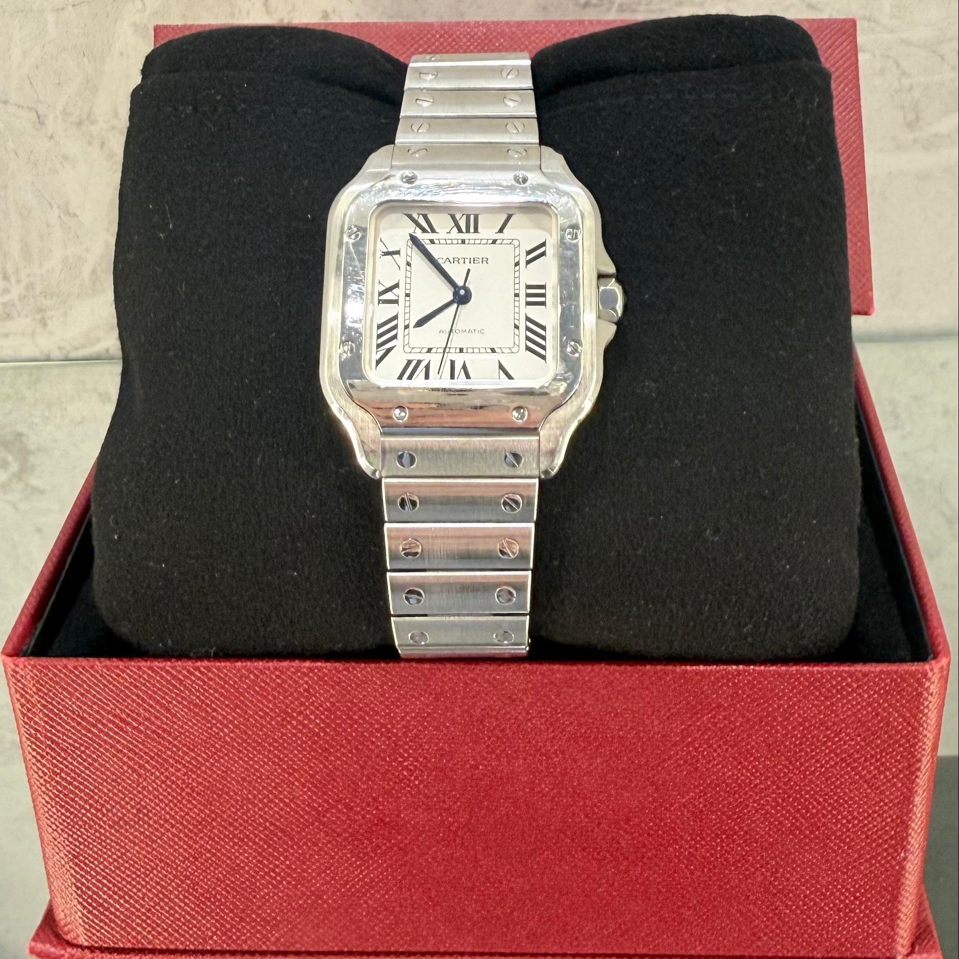 RELOJ CARTIER EN ACERO INOXIDABLE