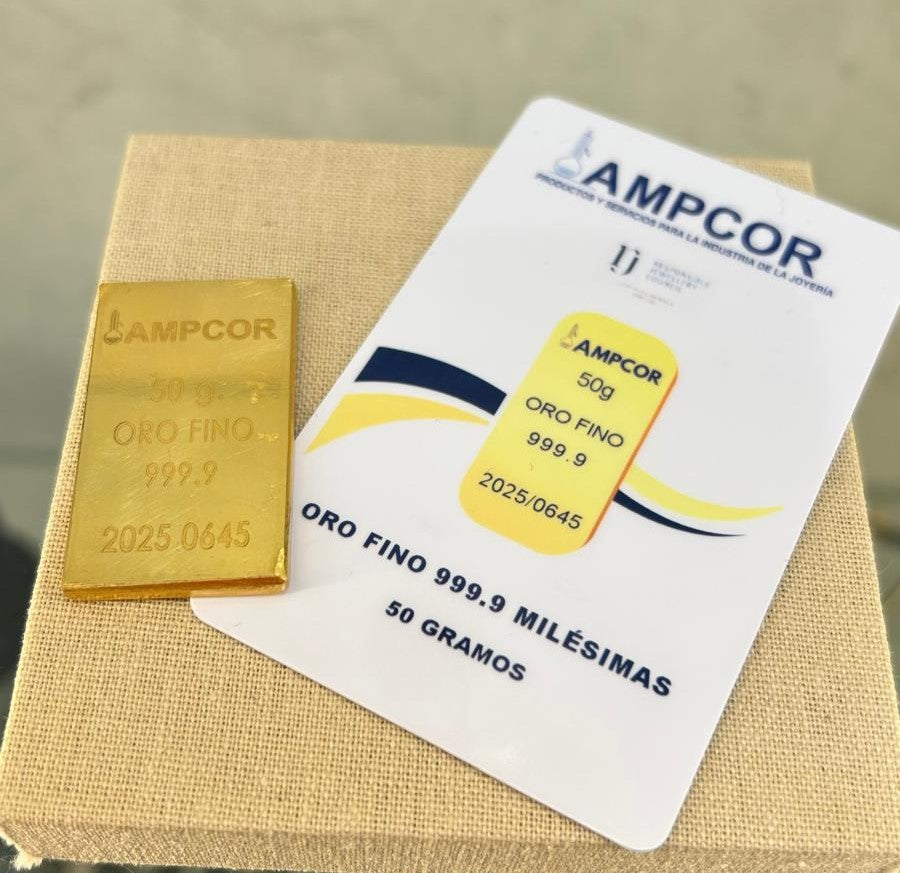 Lingote Certificado de 50 gr