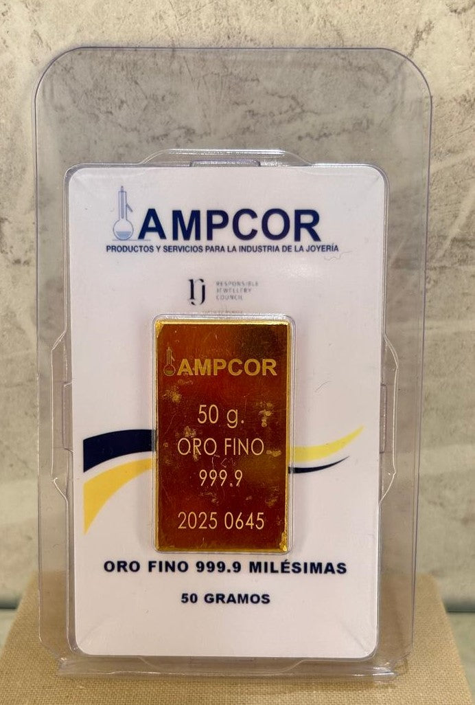 Lingote Certificado de 50 gr