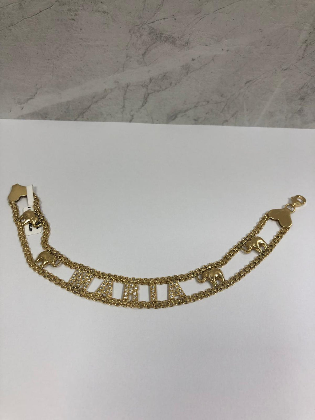 Pulsera con nombre MARIA con circonitas