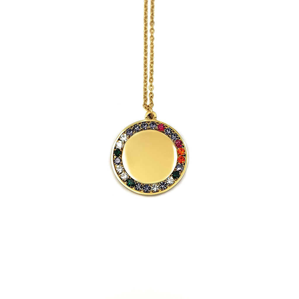 Colgante Nuria - Acabado Oro (Personalizable)