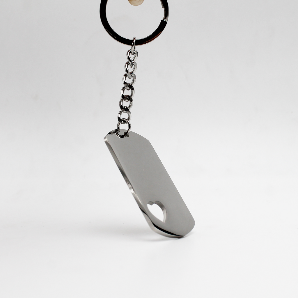 Llavero Pilar - Acabado Plata (Personalizable)